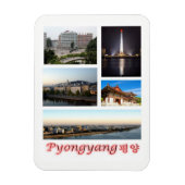 Flexible Pyongyang - Corée du Nord - Mosaïque - Magnet (Vertical)