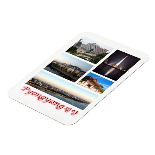 Flexible Pyongyang - Corée du Nord - Mosaïque - Magnet (Côté Gauche)