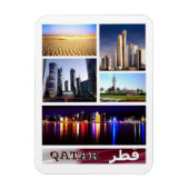 Flexible Qatar - Mosaïque - Magnet (Vertical)
