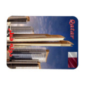 Flexible Qatar - Panorama - Skycrapers - Magnet (Horizontal)