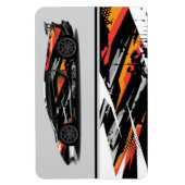 Flexible Race Car Magnet (Vertical)