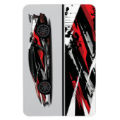 Flexible Race Car Magnet (Vertical)