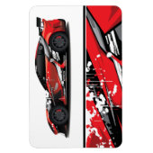 Flexible Race Car Magnet (Vertical)
