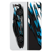 Flexible Race Car Magnet (Vertical)