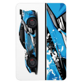 Flexible Race Car Magnet (Vertical)