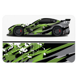 Flexible Race Car Magnet