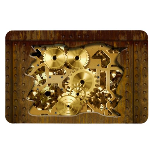Flexible Radical Steampunk 3 Premium Magnet (Horizontal)