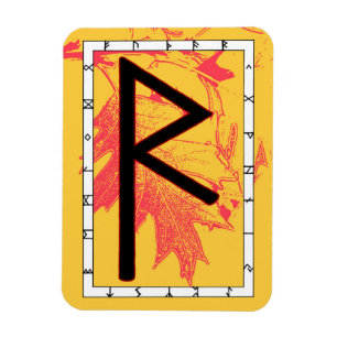 Flexible Raidho Viking Rune Magnet - Balance!