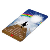 Flexible Rainbow Bridge for Dogs Magnet (Côté Gauche)