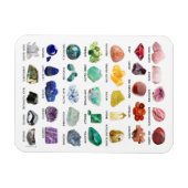 Flexible Rainbow Rock Crystal Collection Gemstone Magnet (Horizontal)