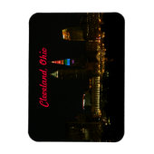 Flexible Rainbow Tower, Cleveland Ohio Magnet (Vertical)