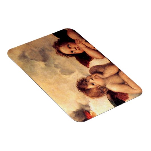 Flexible Raphael Cherubs Sistine Madonna Magnet (Côté Droit)