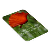 Flexible Red Poppy Emerson Nature Magnet (Côté Droit)