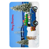 Flexible Réfrigérateur de Mackinaw City Magnet de Noël (Vertical)