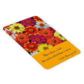 Flexible Réfrigérateur Magnet coloré Zinnias Modèle (Côté Droit)