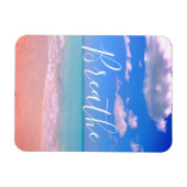 Flexible Respire | Magnet de motivation océanique (Horizontal)