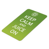 Flexible Restez calme et jus ! Magnet (Côté Gauche)