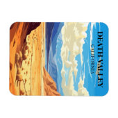 Flexible Retro Death Valley California Travel Magnet (Horizontal)