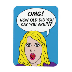 Flexible RÉTRO magnet de BANDES DESSINÉES