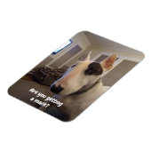 Flexible Rex La TV Terrier Réfrigérateur Magnet (Côté Gauche)