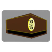 Flexible RIP Halloween café de Doom Magnet (Horizontal)