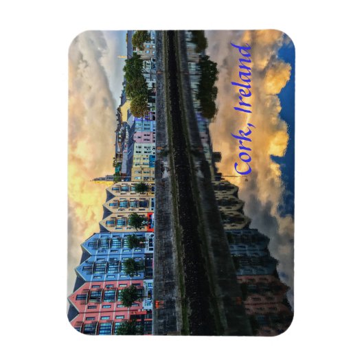 Flexible River Lee Cork Irlande Magnet (Vertical)