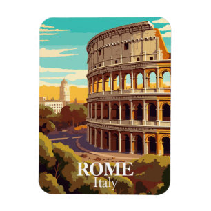Flexible Rome Colisée Italie Voyage Souvenir Magnet