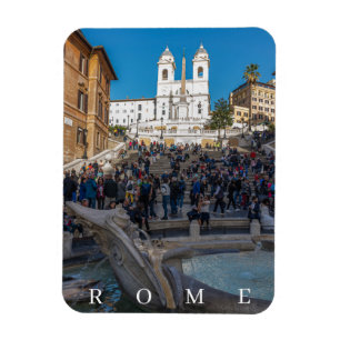 Flexible Rome Spanish Steps fridge magnet