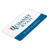 Flexible Romney Ryan croit en l'Amérique Flexi Magnet (Côté Gauche)