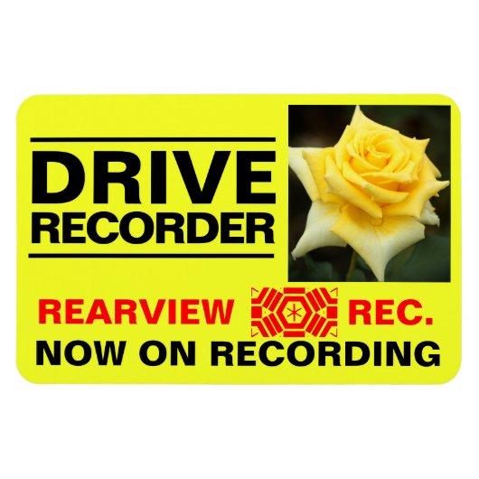 Flexible Rosa Emblem:Warning Magnet Plate (Horizontal)