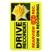 Flexible Rosa Emblem:Warning Magnet Plate (Vertical)