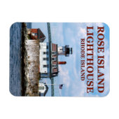 Flexible Rose Island Lighthouse, Rhode Island Flexi Magnet (Horizontal)
