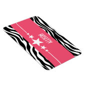 Flexible Rose Sassy Star Zebra Premium Magnet (Côté Droit)