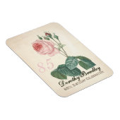 Flexible Rose vintage 85e anniversaire Magnet de célébratio (Côté Droit)