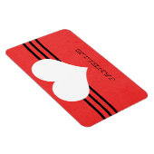 Flexible Rouge moderne coeur Flexi Magnet (Côté Droit)