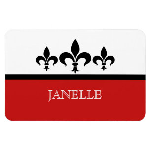 Flexible Rouge Swanky Fleur De Lis Flexi Magnet