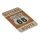 Flexible Route historique 66 en Illinois Magnet (Côté Droit)