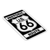 Flexible Route Noire historique 66 Magnet Premium (Côté Droit)