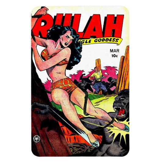 Flexible Rulah vintage 1949 Magnet de bande dessinée (Vertical)
