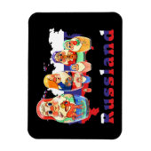 Flexible Russie - Magnet russe (Vertical)