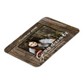 Flexible Rustic Wood Modèle Magnet de diplôme de l'école se (Côté Gauche)