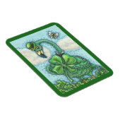 Flexible Saint Patrick's Day MAGNET FLAMANT ROSE VERT IRLAN (Côté Droit)