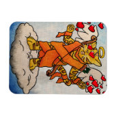 Flexible Saint-Valentin Magnet de chats amoureux (Horizontal)