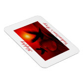 Flexible Saint-Valentin Magnet d'oiseaux et de coeurs (Côté Droit)