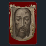 Flexible Sainte Face de Jésus Magnet<br><div class="desc">"Celui qui me regarde me console". Ajoutez la Sainte Face de Jésus à votre cuisine ou bureau. Aussi,  bonne de coller sur une porte de médaille.</div>