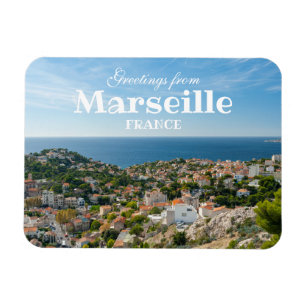 Flexible Salutations de Marseille France Magnet souvenir