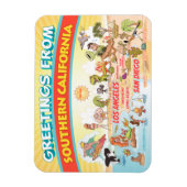Flexible Salutations de Southern California Magnet (Vertical)