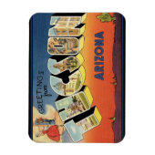 Flexible Salutations de Tucson Arizona Magnet (Vertical)