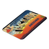 Flexible Salutations de Tucson Arizona Magnet (Côté Gauche)