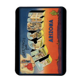 Flexible Salutations de Tucson Arizona Magnet (Vertical)